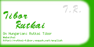 tibor rutkai business card